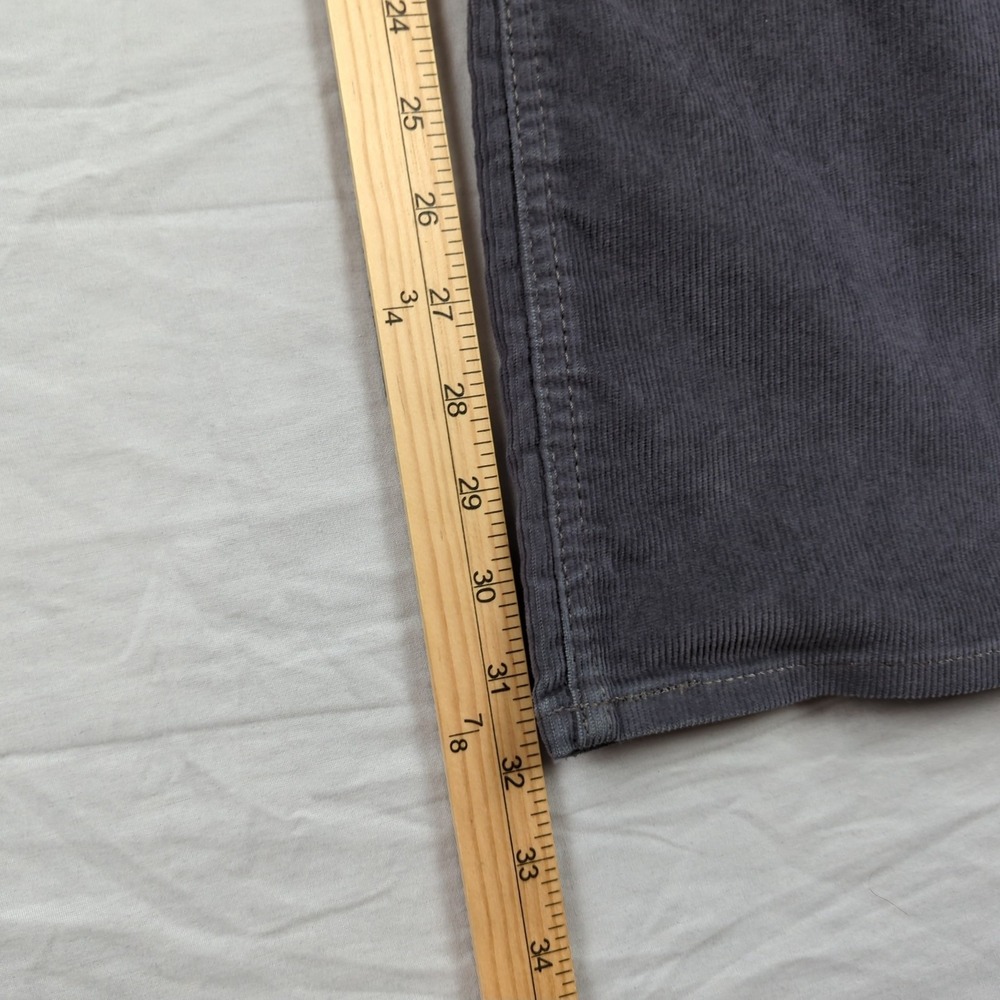 Levis Jeans Womens 31 Black Superlow Boot Cut Corduroy Classic Western Cowgirl - Picture 5 of 16